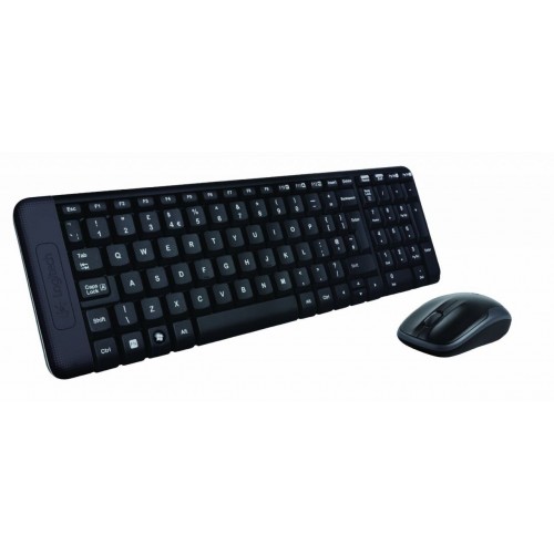 LOGITECH MK220 KABLOSUZ  2,4Ghz SET Q TR SİYAH