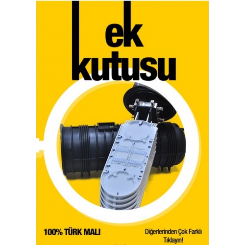 Yer Altı 2 Kasetli Fiber Optik Ek Kutusu