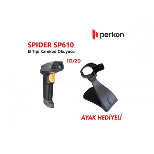 PERKON SPIDER SP610 USB 1D-2D (Karekod) Okuyucu