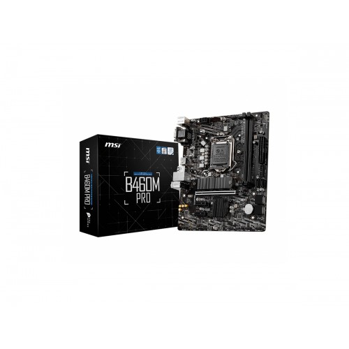 MSI B460M PRO SOKET 1200 DDR4 2933 VGA DVI HDMI M.2 USB 3.2 MATX