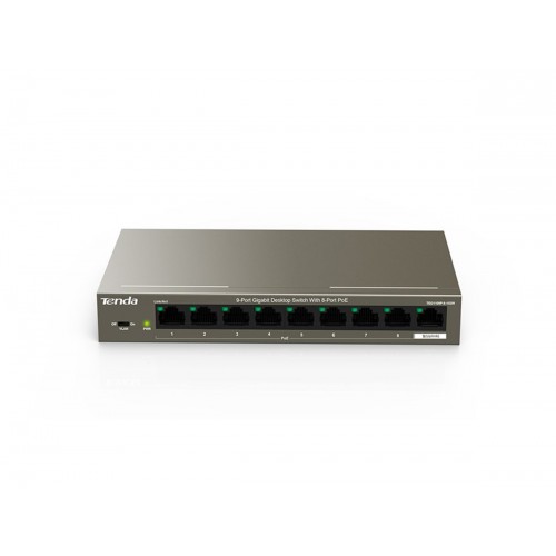 TENDA TEG1109P-8-102W 9-Port Gigabit (8xPoE 102W) Desktop Switch