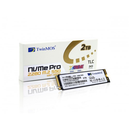 TwinMOS 2TB M.2 PCIe NVMe SSD (2455Mb-1832Mb/s) 3DNAND