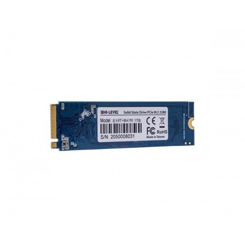 HI-LEVEL 2TB M2 NVMe PCI-E G4X4 SSD 5100-3600MBs