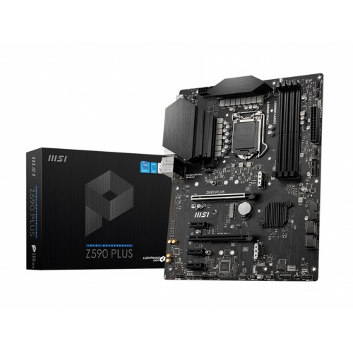 MSI Z590 PLUS SOKET 1200 DDR4 5333 (OC) PCI-E Gen 4 ,M.2, USB3.2 1x 2.5G LAN ATX