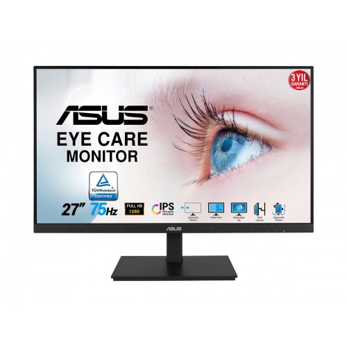 27 ASUS VA27DQSB IPS FREESYNC 5ms 75HZ DP HDMI VGA USB X2 MM VESA 3YIL