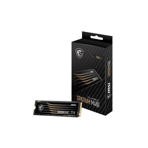 MSI SSD SPATIUM M480 PCIe 4.0 NVMe M.2 1TB R:7000 W:5500